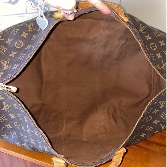 AUTHENTIC LOUIS VUITTON KEEPALL 55 DUFFEL BAG LUGGAGE - Picture 8 of 11